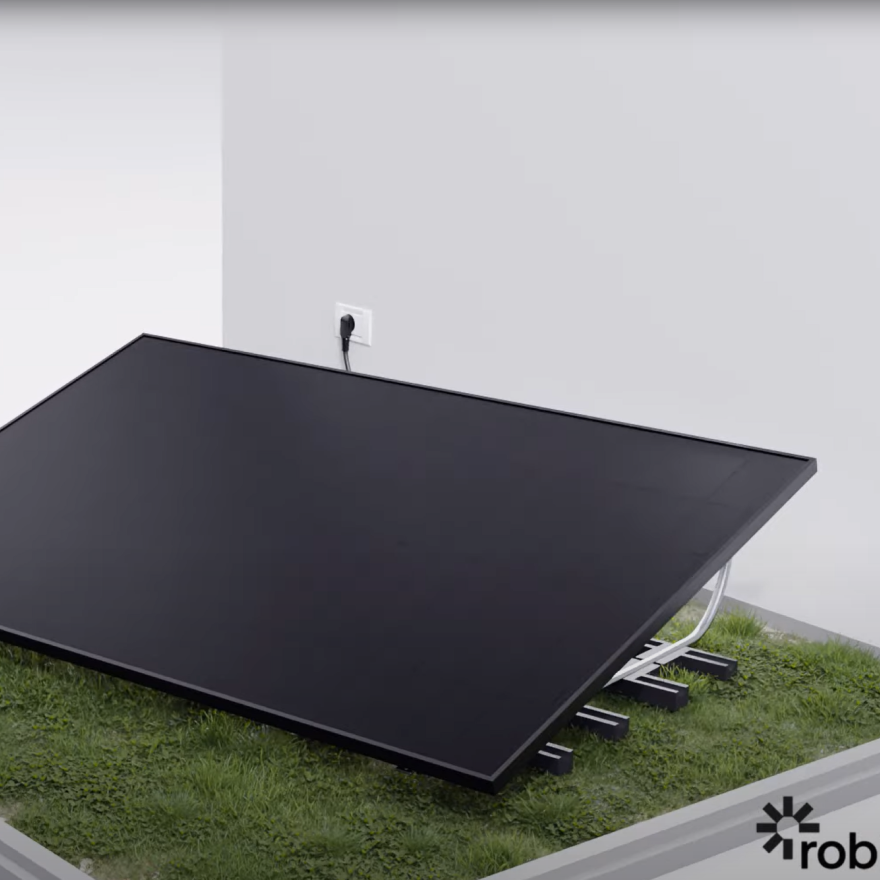 Valkbox3 Solar Panel mount for flat surfaces